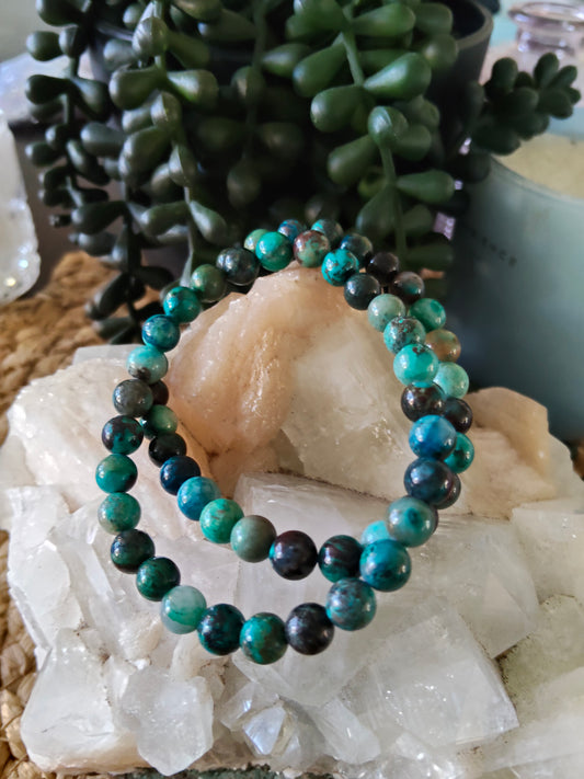 Azurite/Chrysocolla Bracelets