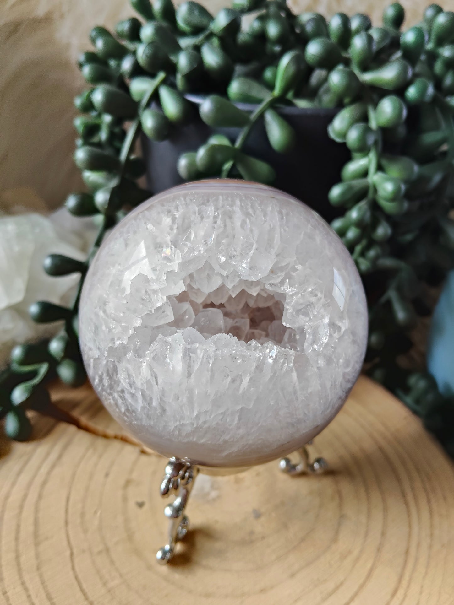 Sparkly Druzy Agate Spheres