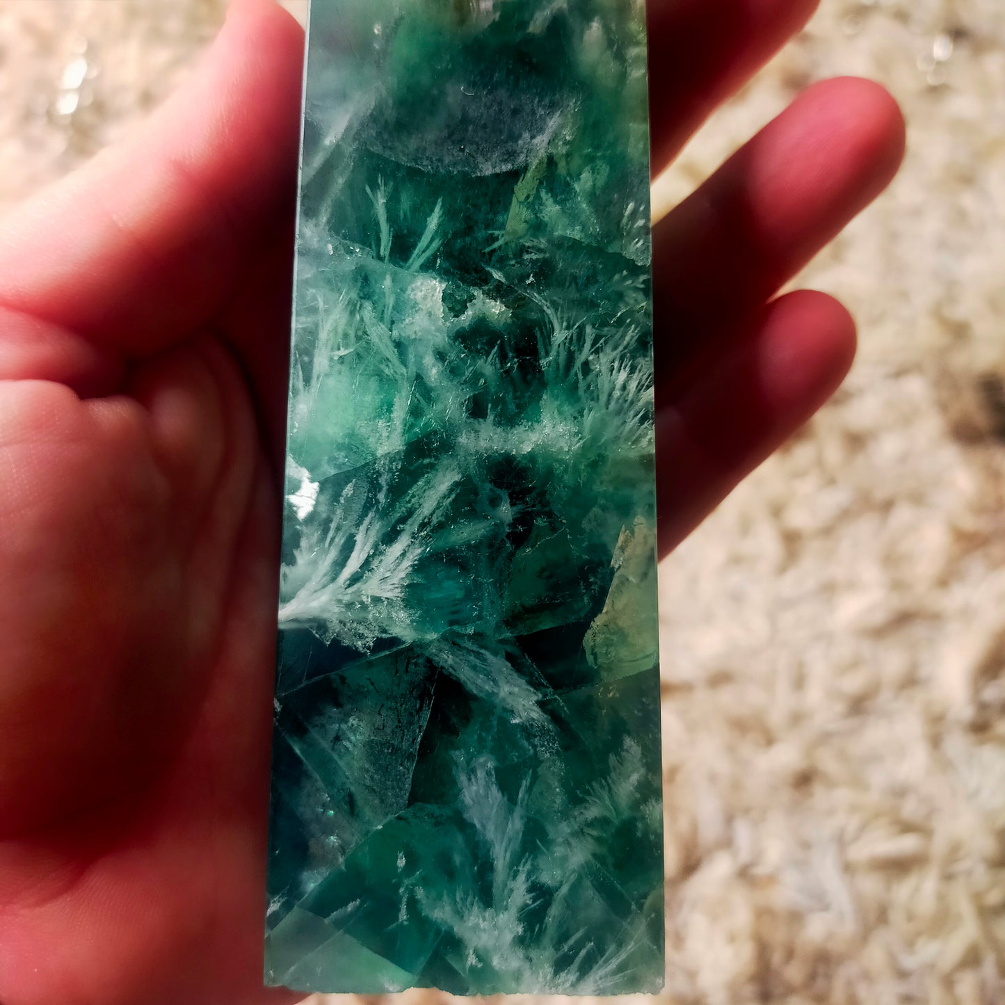 Feather Fluorite Tower