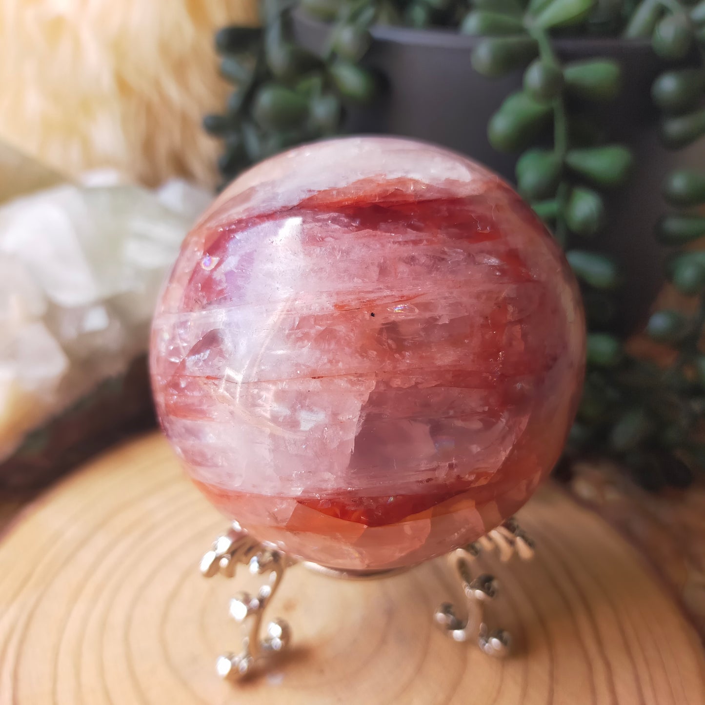 Fire Quartz Sphere