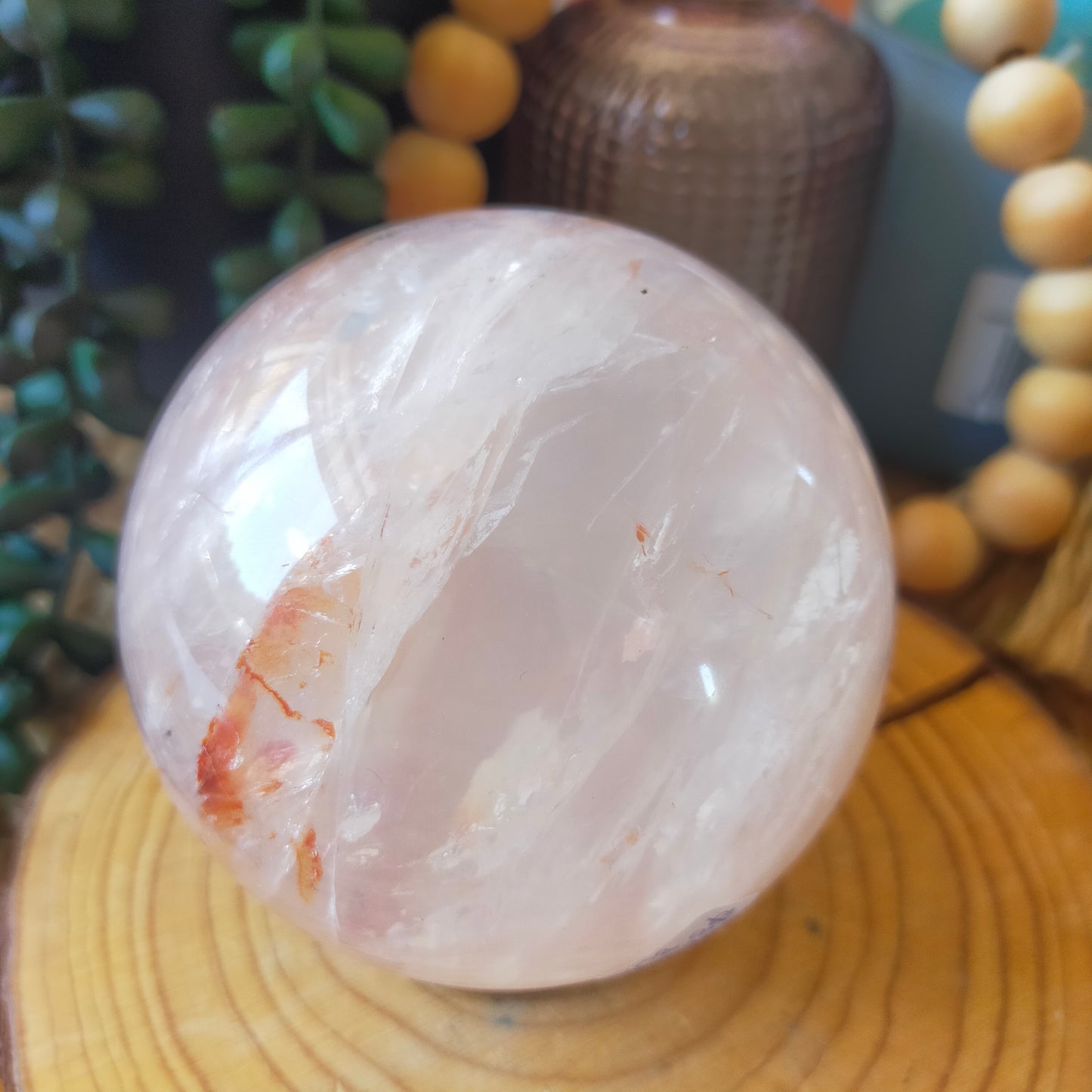 Fire Quartz Sphere