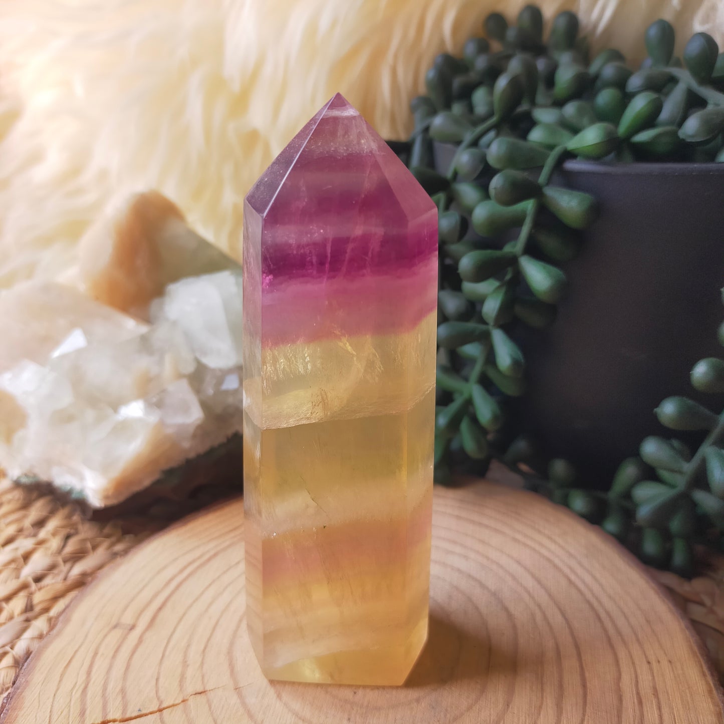 Candy Fluorite Point