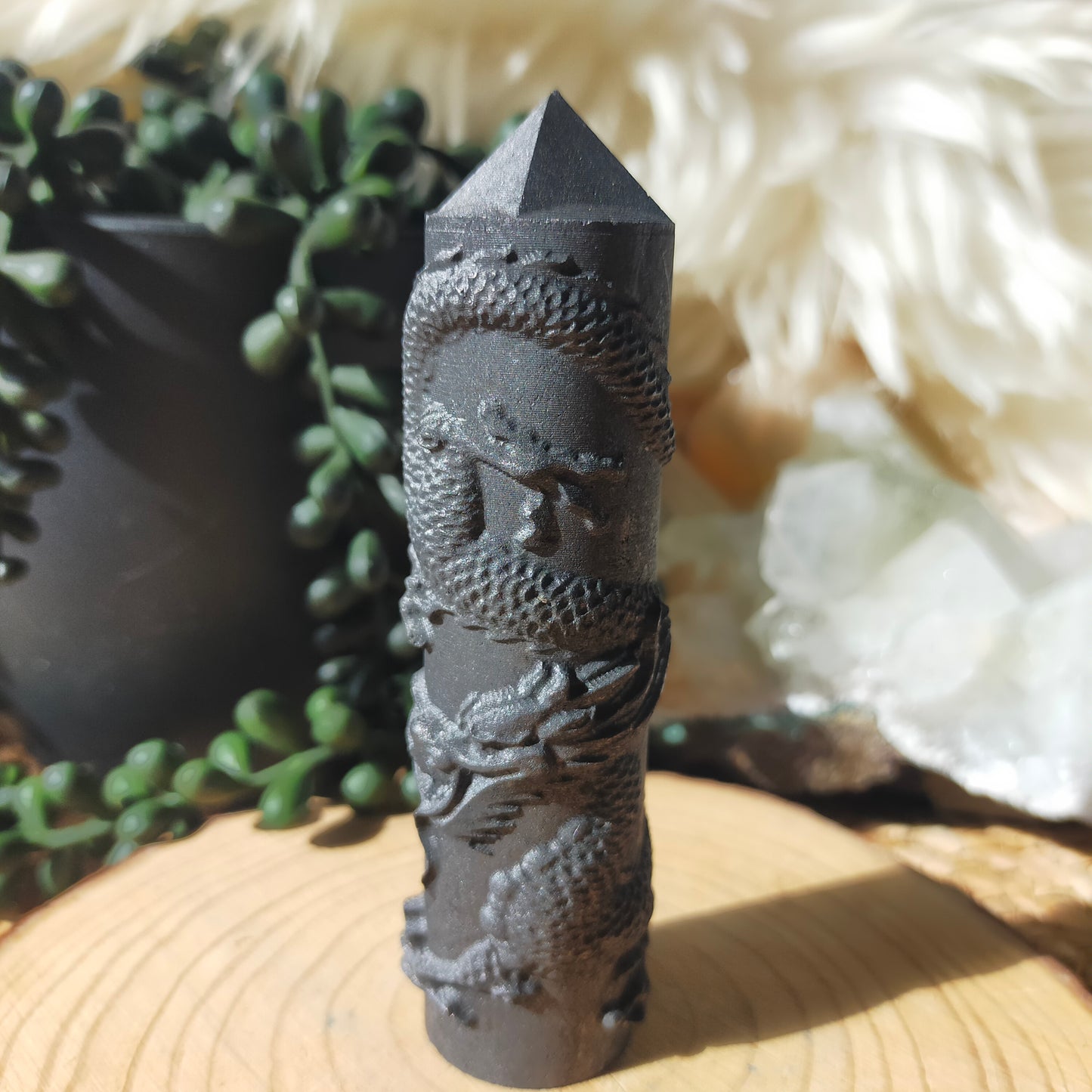 Dragon Shungite Point