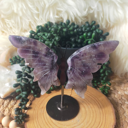Chevron Amethyst Butterfly