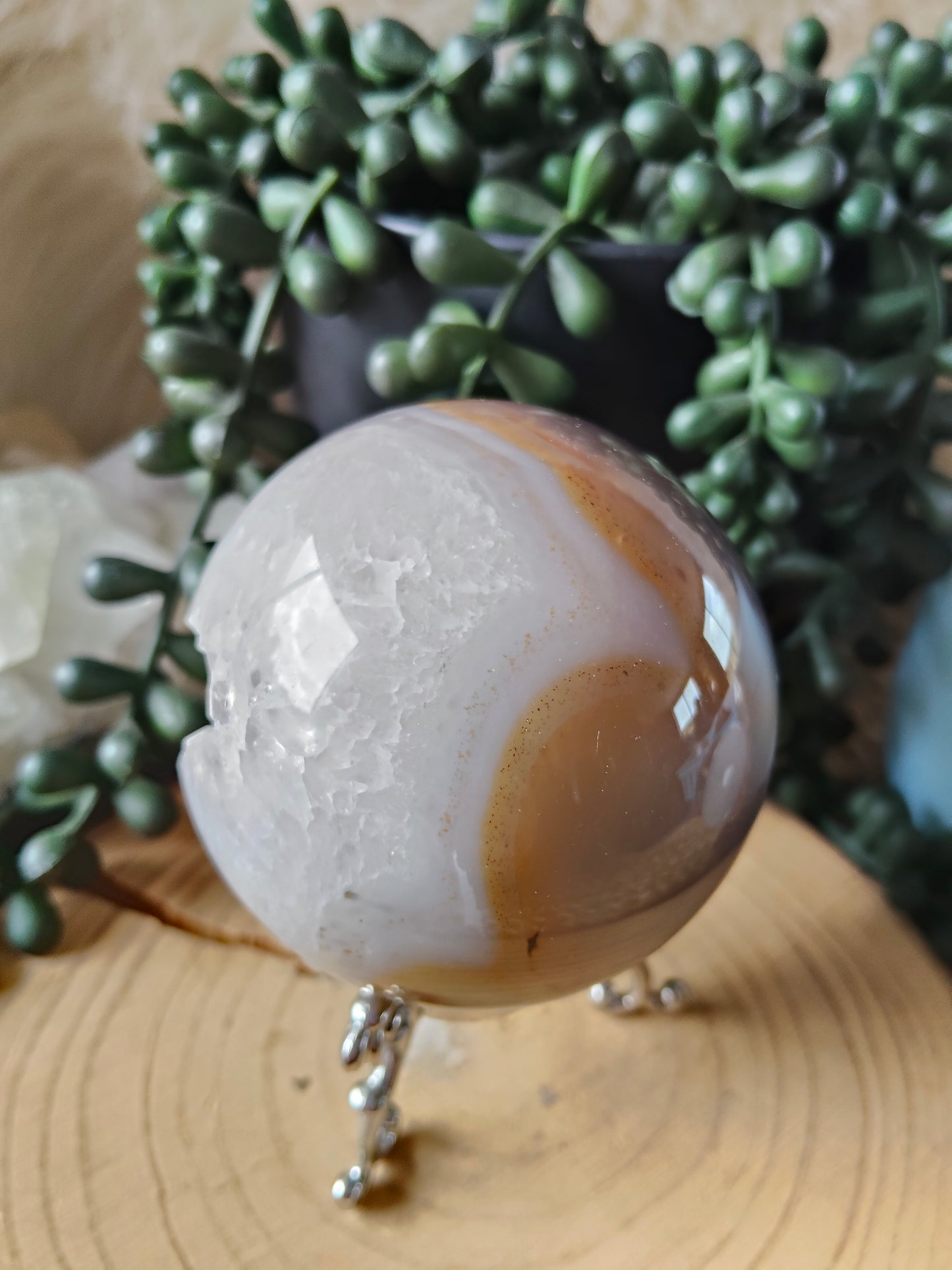 Sparkly Druzy Agate Spheres