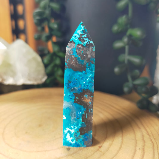 Chrysocolla/Azurite Point