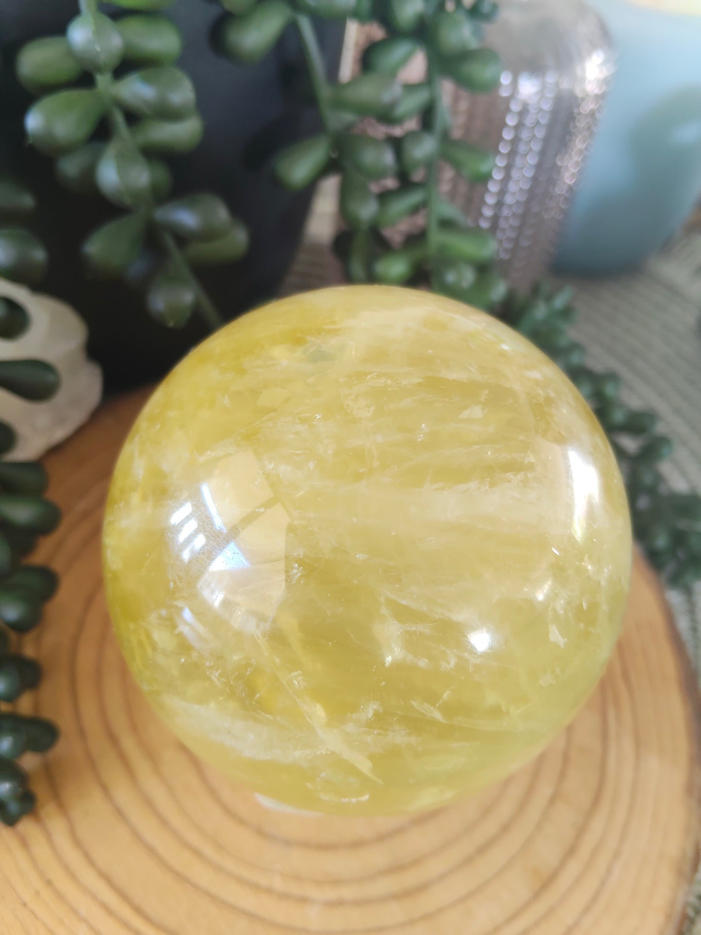 Lemon Quartz Sphere