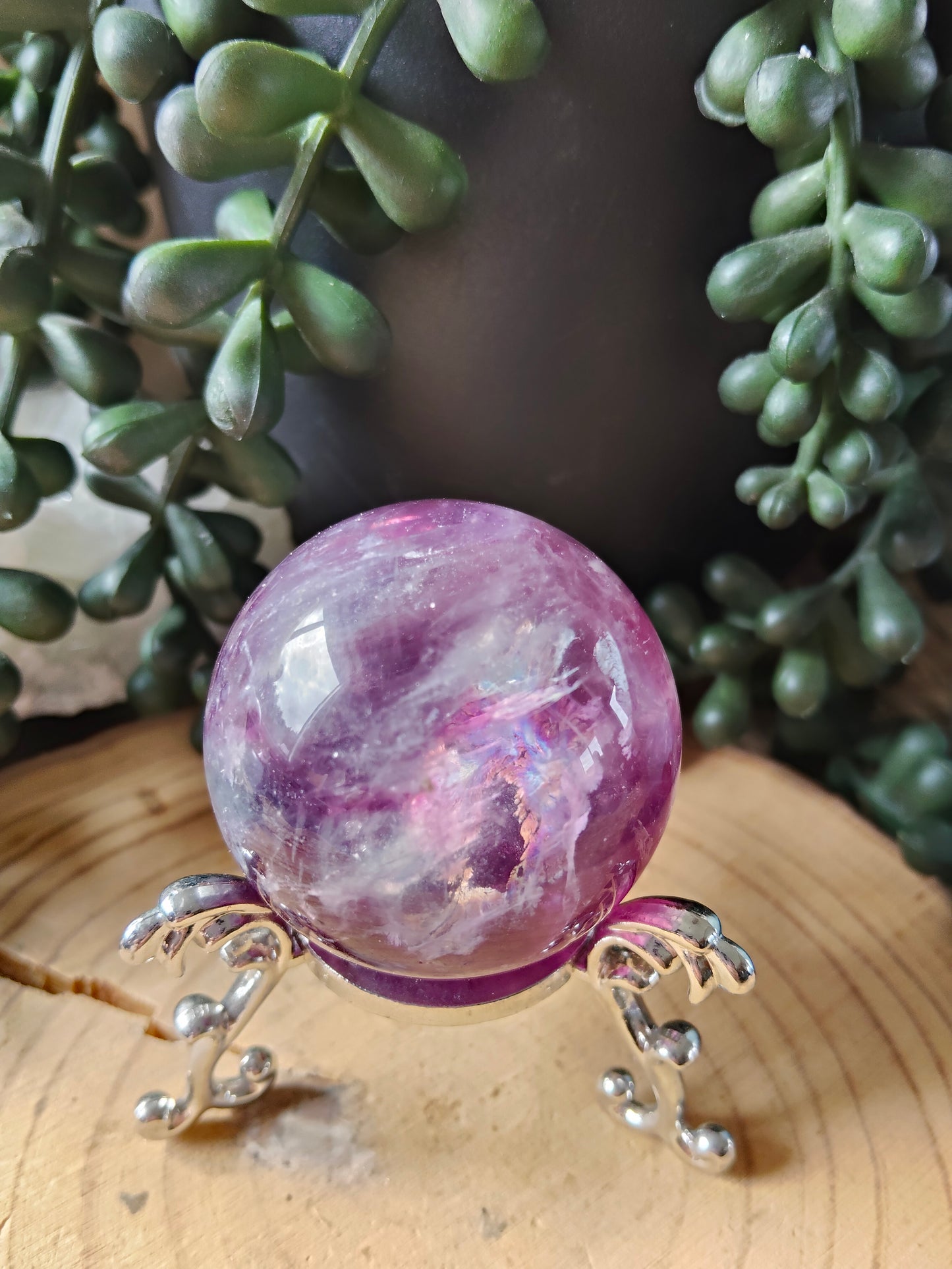 Gorgeous Purple/Pink Fluorite Spheres