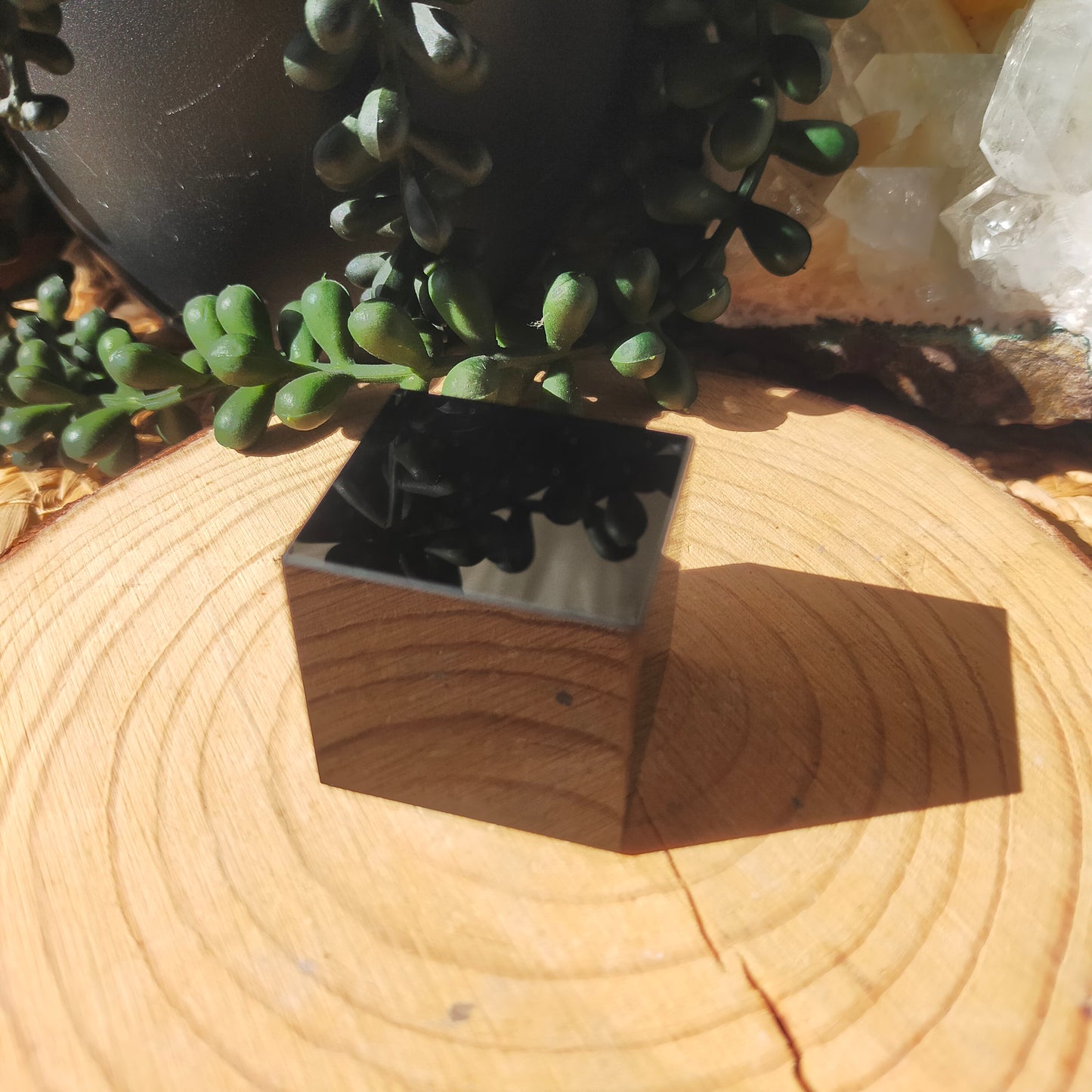 Black Obsidian Cube