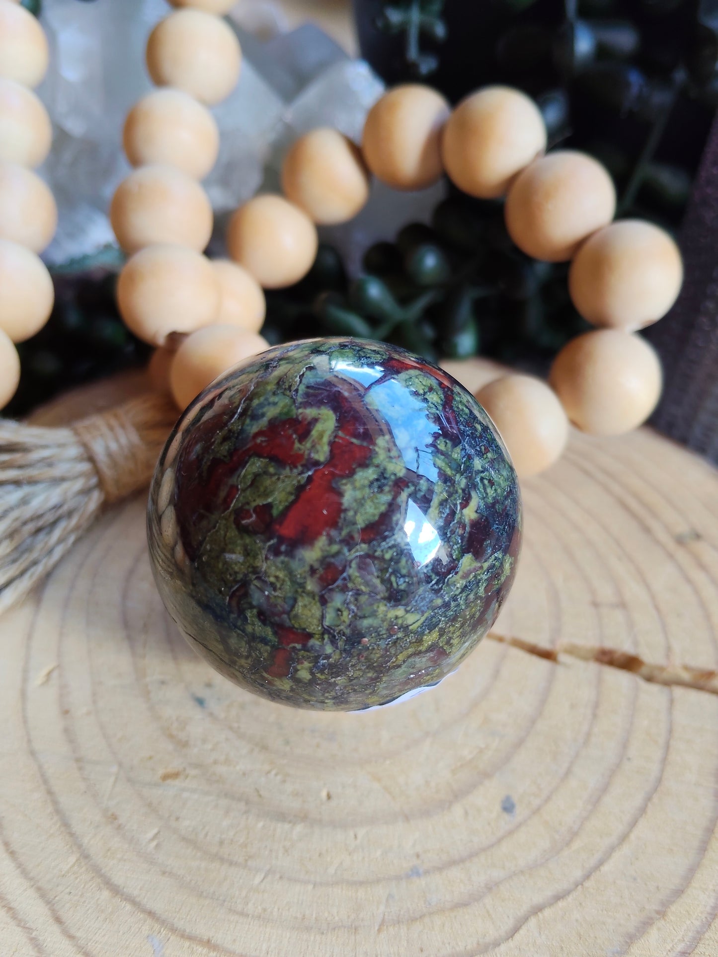 Dragon Blood Stone Sphere