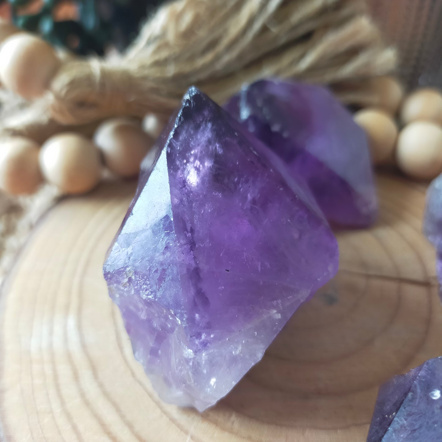 Natural Amethyst Points
