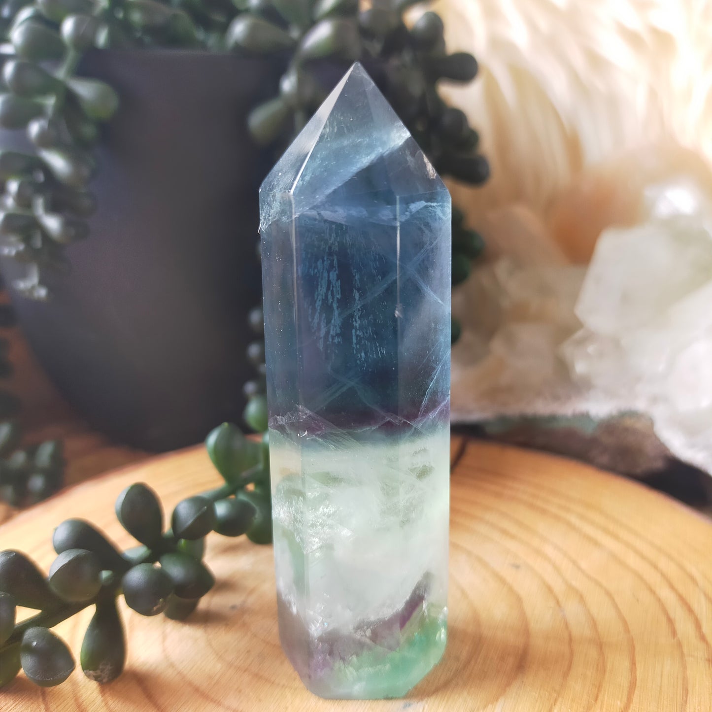 Blue/Green Fluorite Points