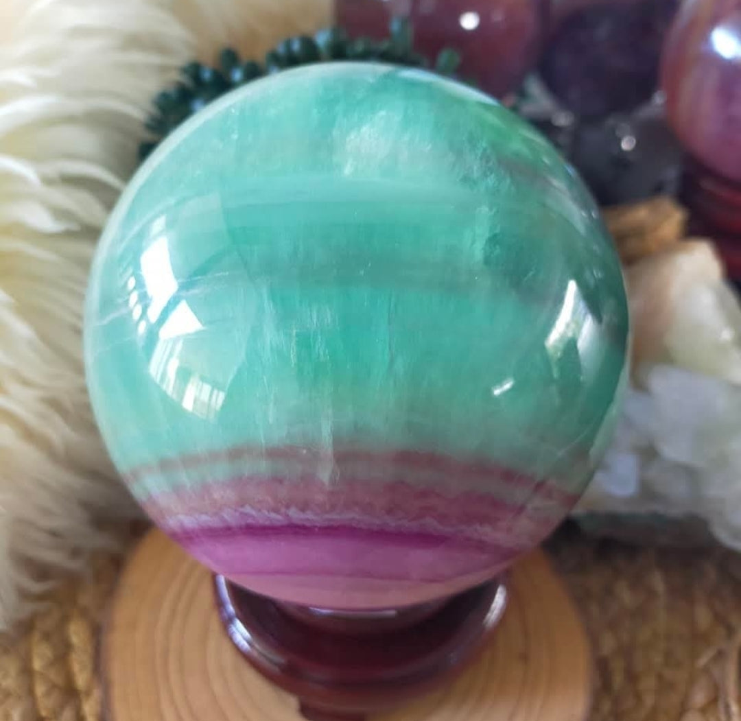 Large Fluorite Sphere