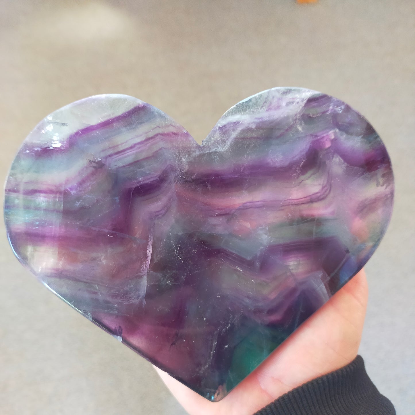 Large Fluorite Heart