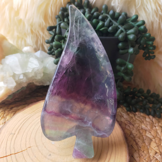 Fluorite Leaf Dish