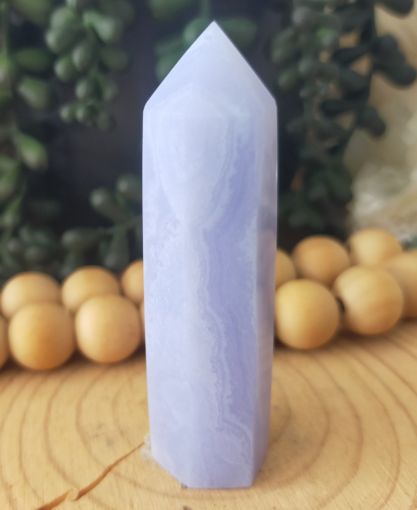 Blue Lace Agate Point