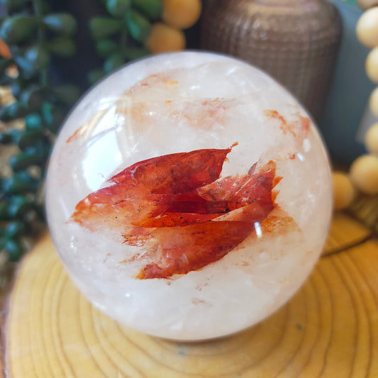 Fire Quartz Sphere