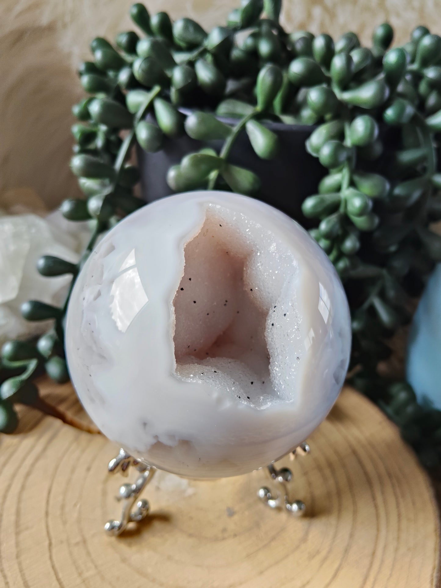 Sparkly Druzy Agate Spheres