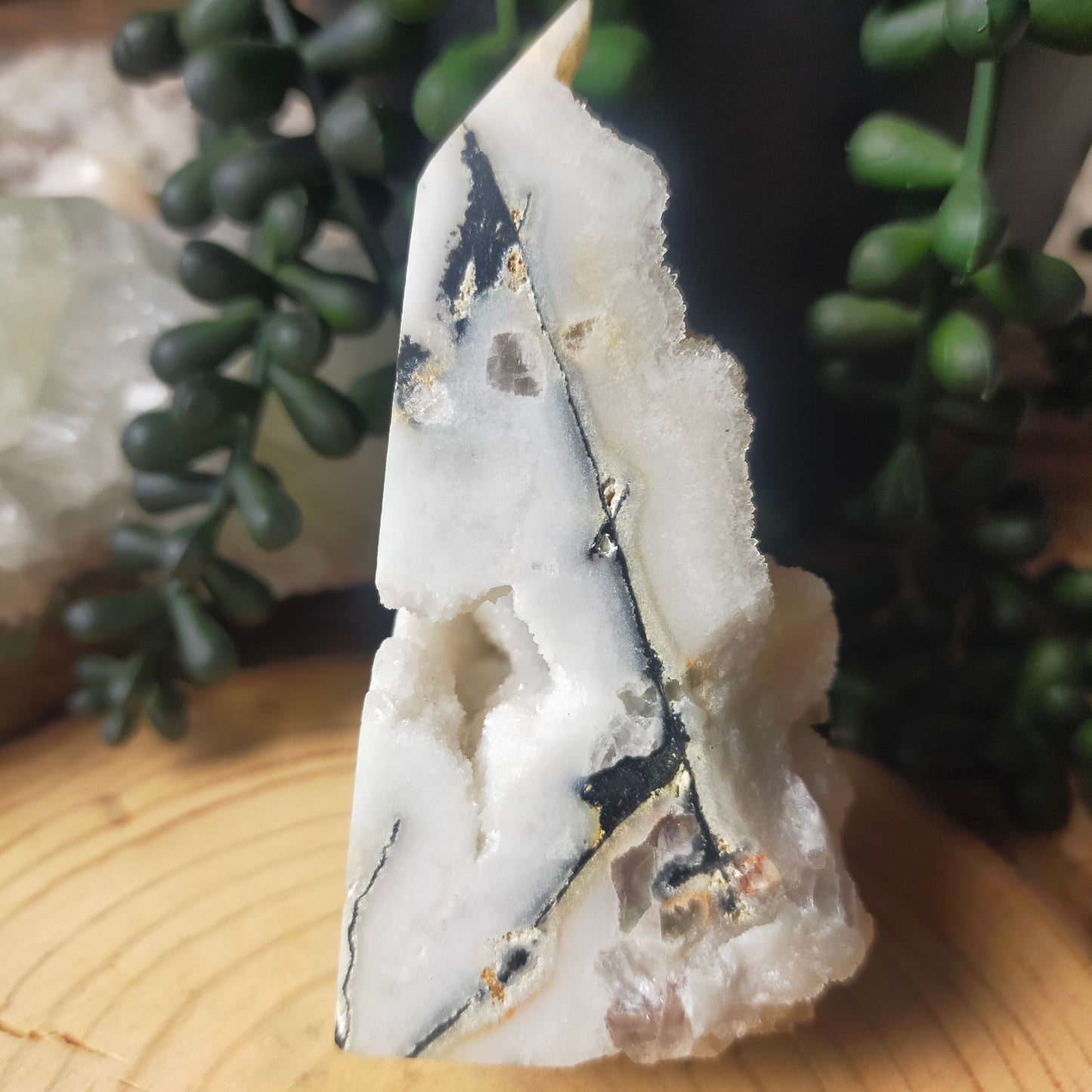Sugar Fluorite Point