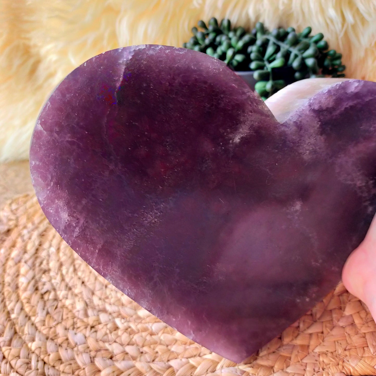 Large Fluorite Heart