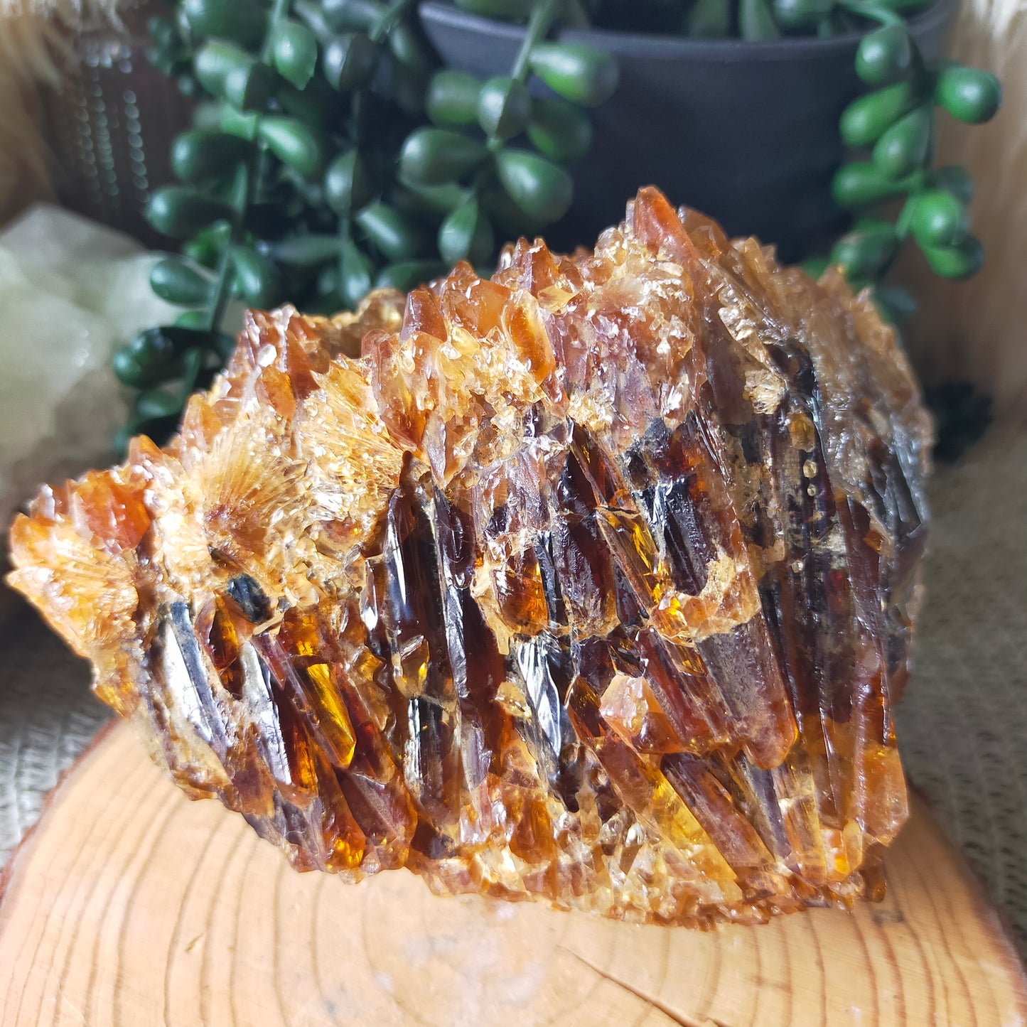 Raw Amber Calcite