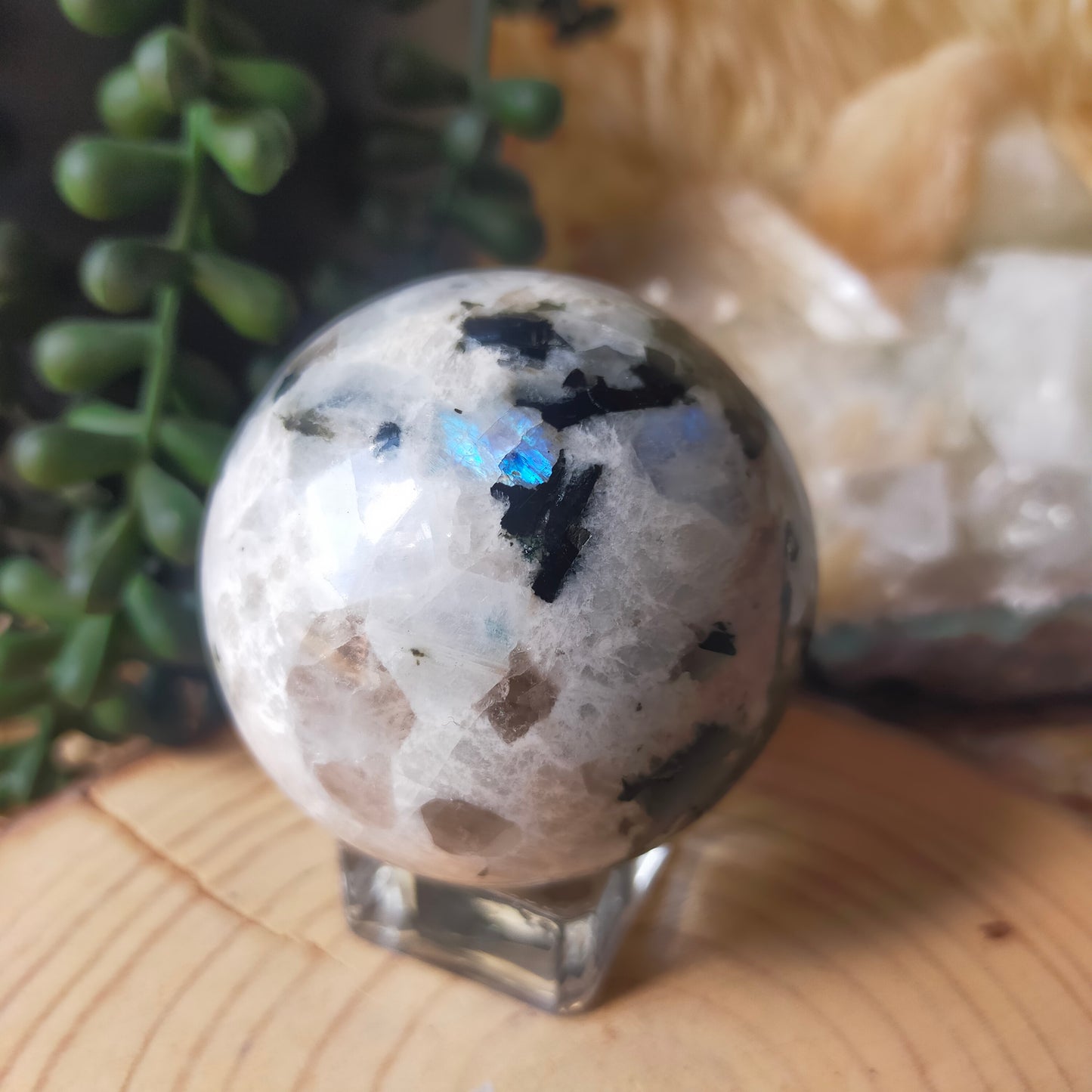 Rainbow Moonstone Sphere