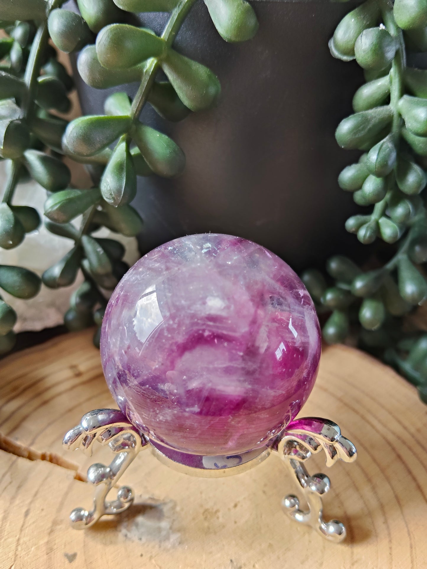 Gorgeous Purple/Pink Fluorite Spheres