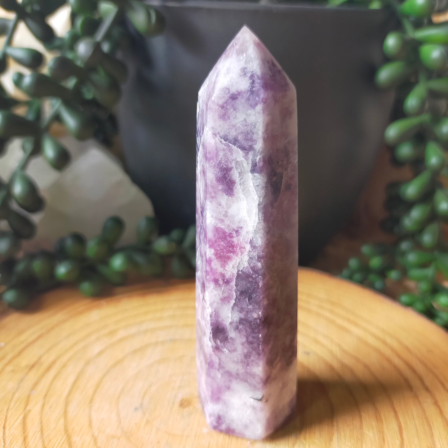 Lepidolite Points