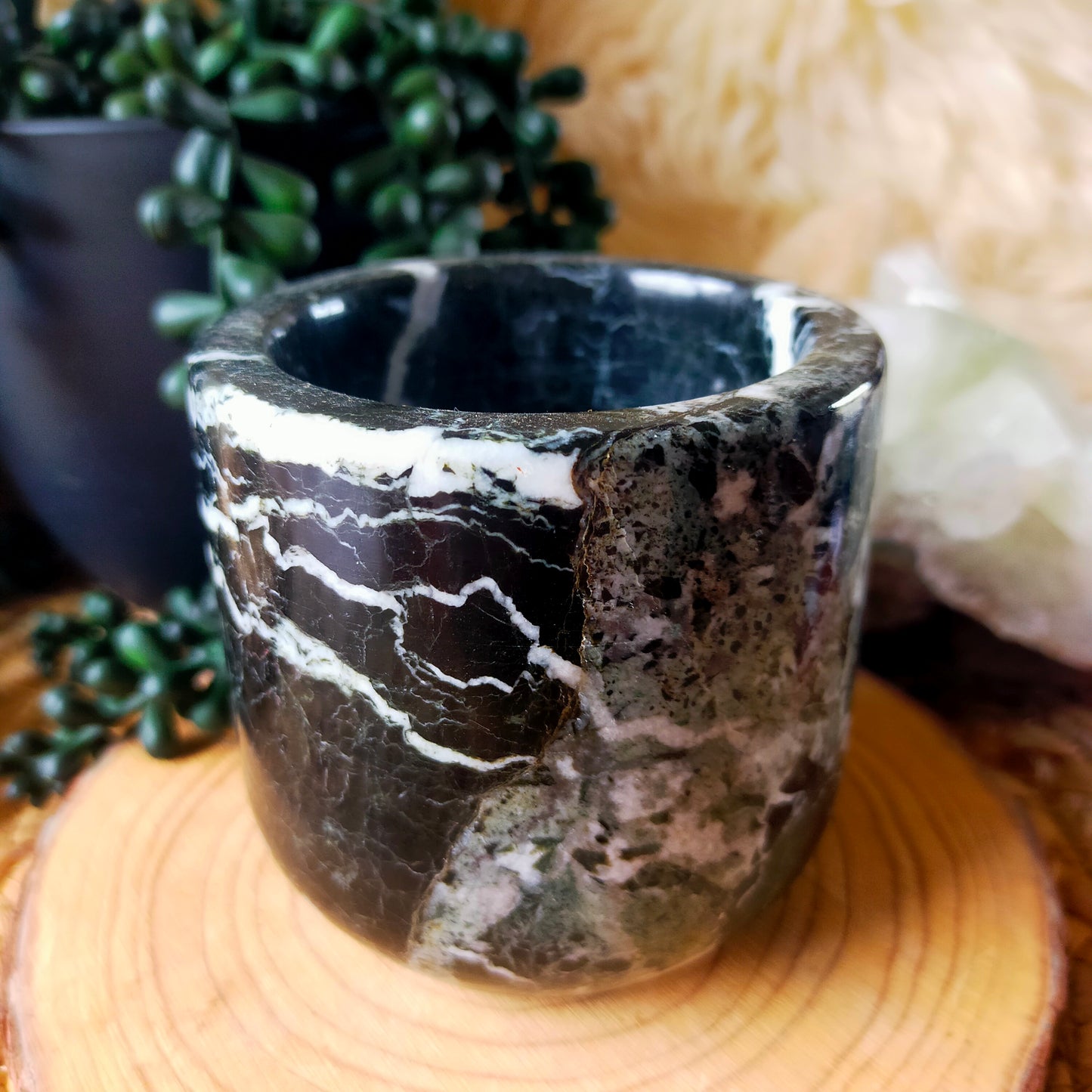 Marble Mortar and Pestle