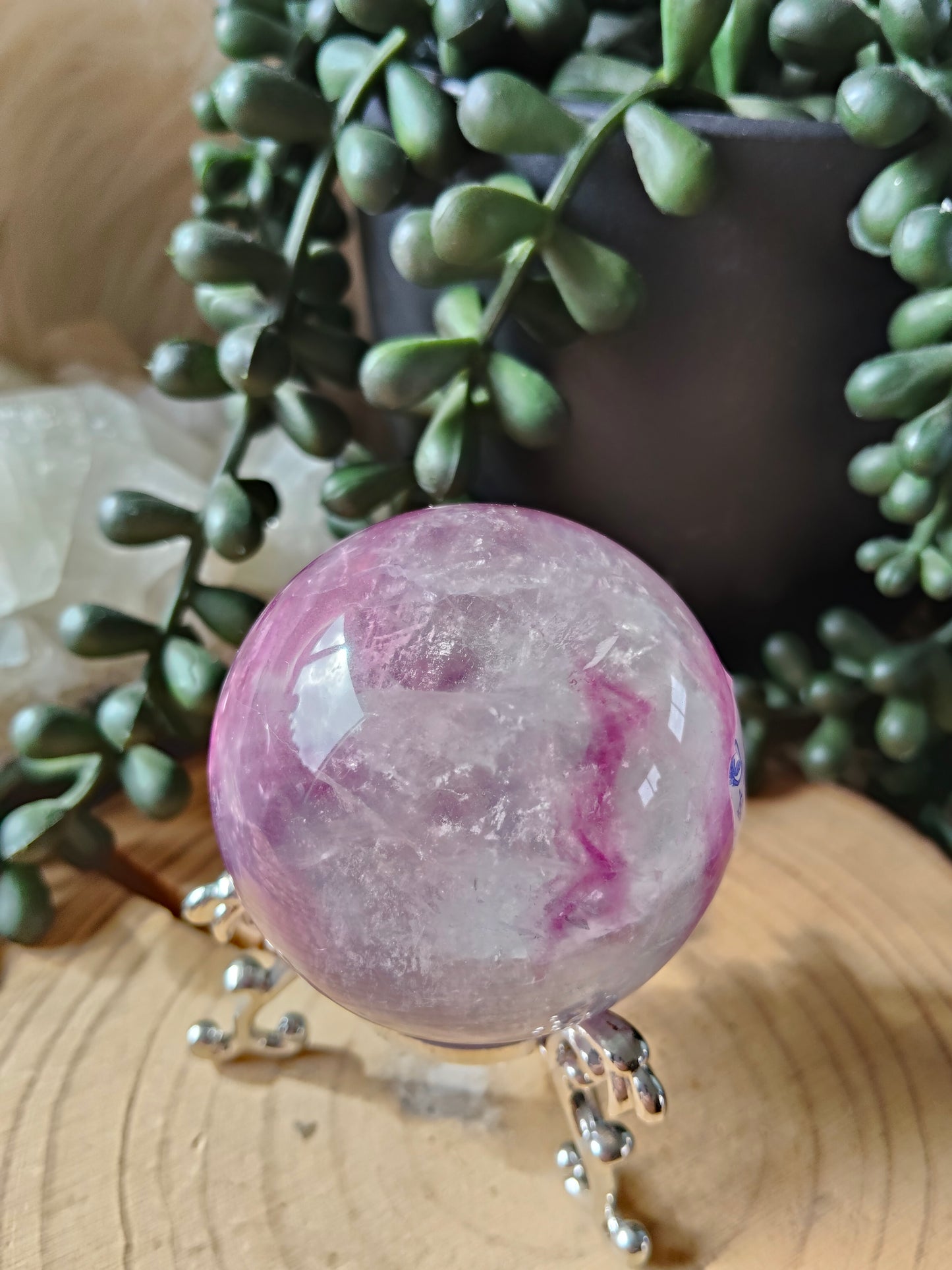 Gorgeous Purple/Pink Fluorite Spheres