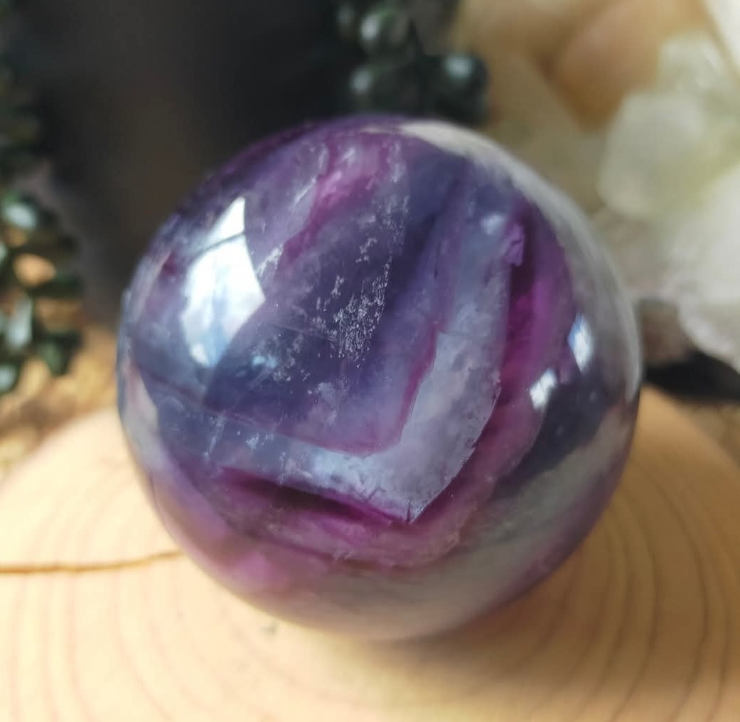 Rainbow Fluorite Sphere